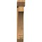 Ekena Millwork Imperial Slat Rough Sawn Bracket w/ Offset Brace, Western Red Cedar, 8"W x 42"D x 48"H BKT0806X42X48IMP06RWR - alternate 2